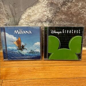 Disney Moana and Greatest Hits CDs